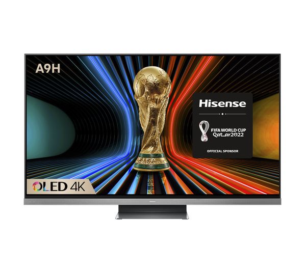 HISENSE 65A9HTUK 65" Smart 4K Ultra HD HDR OLED TV with Google Assistant & Alexa