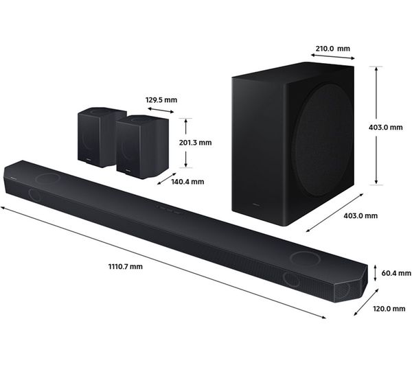 SAMSUNG HW-Q930D/XU 9.1.4 Wireless Sound Bar with Dolby Atmos & Amazon Alexa (EX-DISPLAY/C)