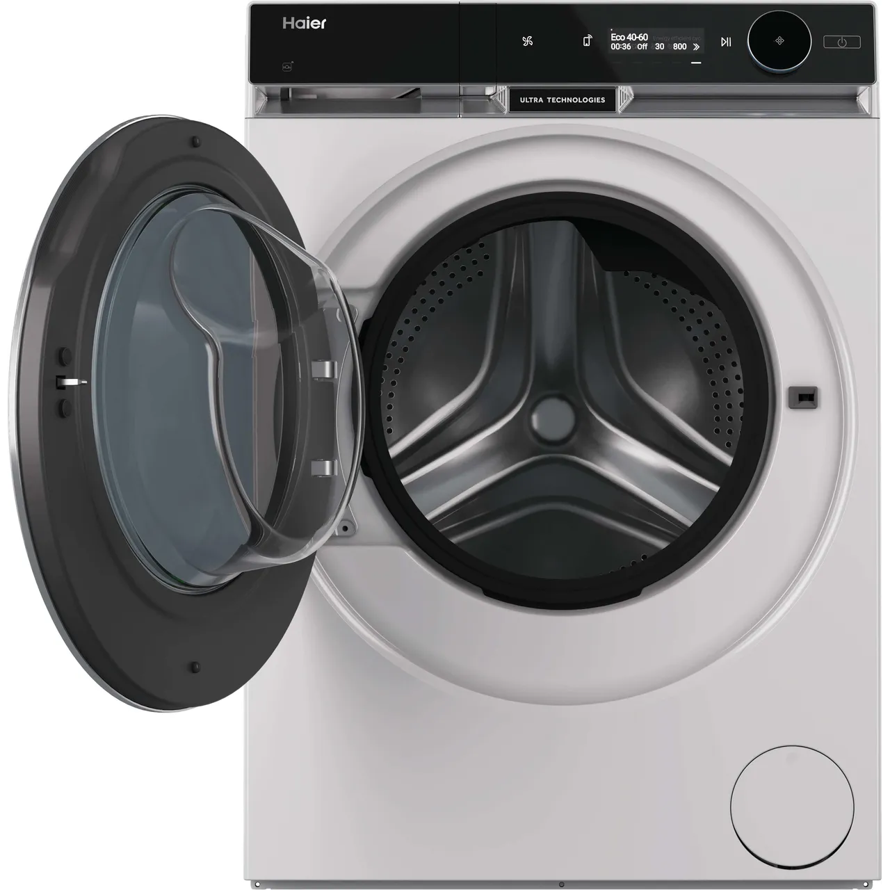 Haier X Series 11 HWD120-BD16397EUK Wifi Connected 12Kg / 7Kg Heat Pump Washer Dryer with 1600 rpm - White - A Rated [Wash&Dry], A Rated [Wash Only] (EX-DISPLAY/B)