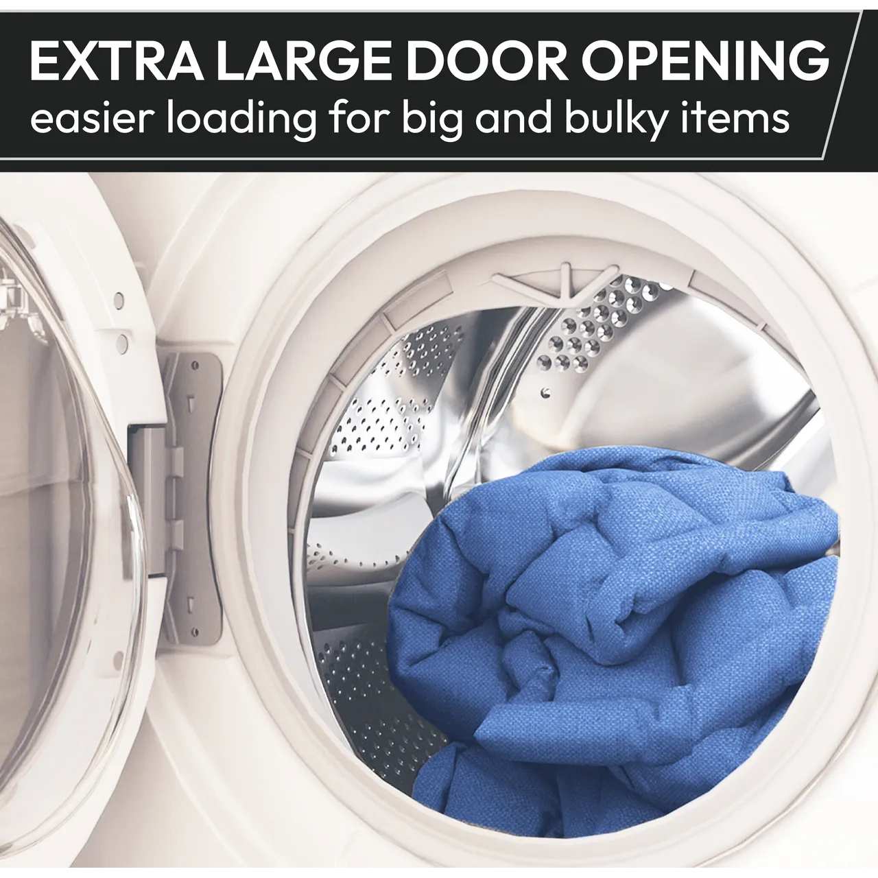 Hoover Pro Wash Series 5 HBP 410BL8G-80 10kg Washing Machine with 1400 rpm - Graphite - A Rated (EX-DISPLAY/B)