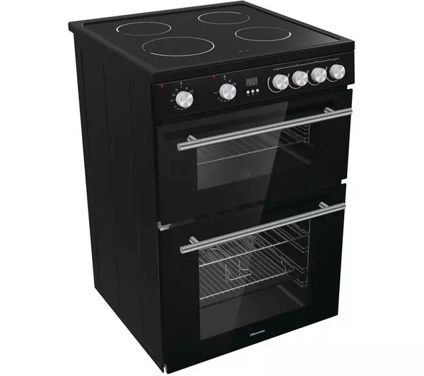 HISENSE HDE3211BBUK 60 cm Electric Ceramic Cooker - Black A+/A Rated (EX-DISPLAY/A)