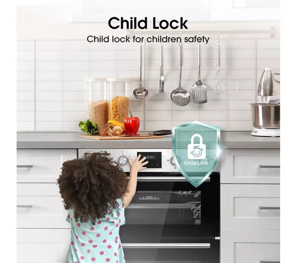 Hisense BID99222CXUK Built In Electric Double Oven - Stainless Steel - A/A Rated (EX-DISPLAY/C)