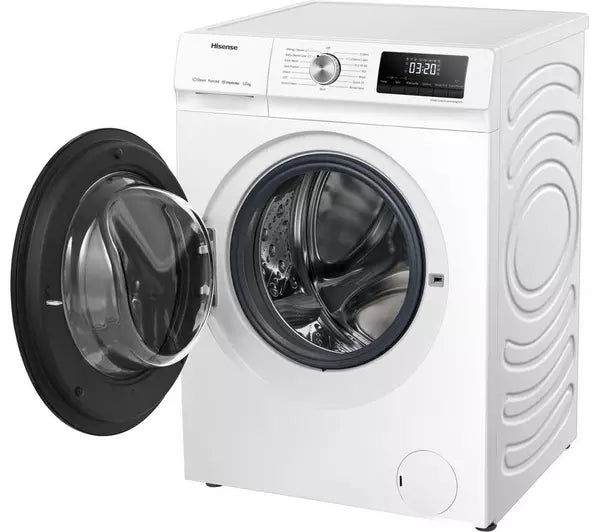 Hisense 3 Series WFQA1214EVJM 12kg Washing Machine with 1400 rpm - White - A Rated (EX-DISPLAY/B)