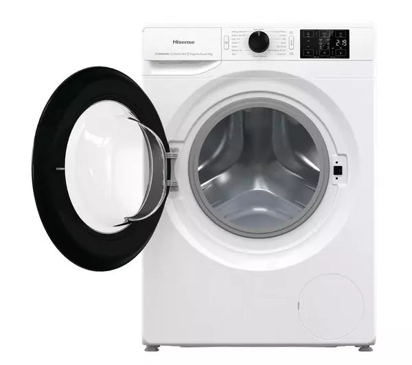 HISENSE 3+ Series WFGC901439VM 9 kg 1400 Spin Washing Machine - White (EX-DISPLAY/A)