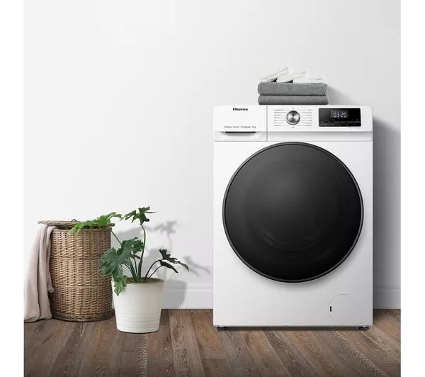 Hisense 3 Series WFQA9014EVJM 9kg Washing Machine with 1400 rpm - White - A Rated (EX-DISPLAY/B)