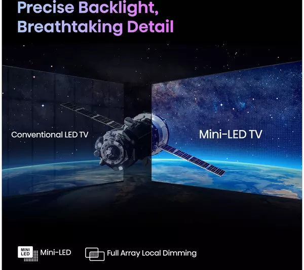 HISENSE 55U7KQTUK 55" Smart 4K Ultra HD HDR Mini-LED TV