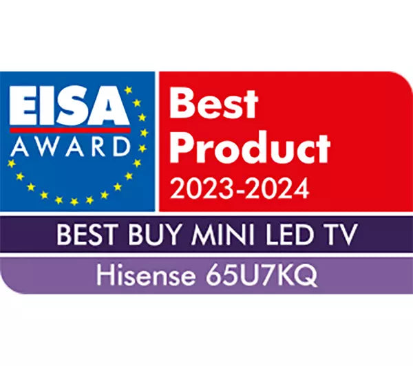 Hisense U7K 65" 4K Ultra HD MiniLED Smart TV - 65U7KQTUK