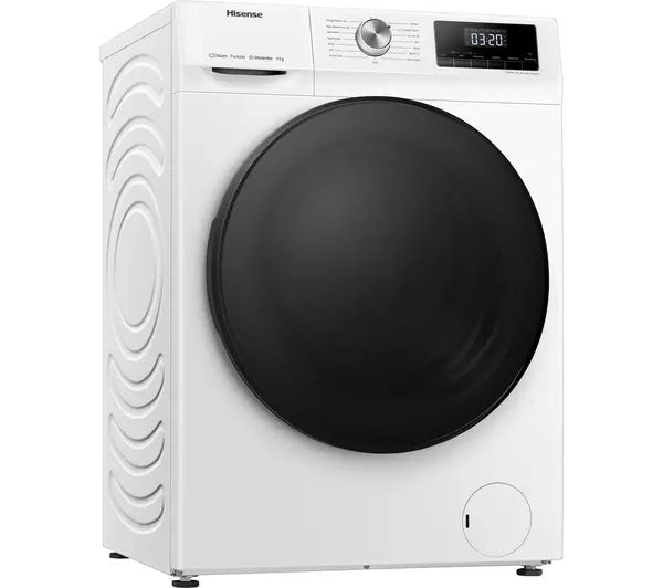 Hisense 3 Series WFQA8014EVJM 8kg Washing Machine with 1400 rpm - White - A Rated (EX-DISPLAY/B)