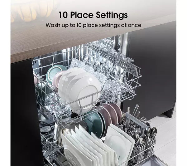 Hisense HS523E15WUK Slimline Dishwasher - White (EX-DISPLAY/C)