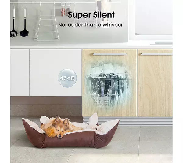 Hisense HV623D15UK Fully Integrated Standard Dishwasher - Silver Control Panel (EX-DISPLAY/A)