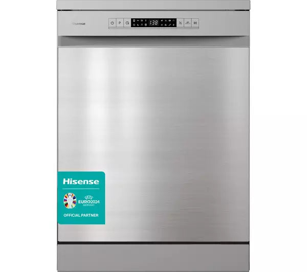 Hisense HS622E90XUK Standard Dishwasher - Stainless Steel (EX-DISPLAY/B)