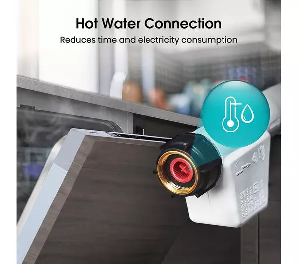 Hisense HV523E15UK Fully Integrated Slimline Dishwasher - Silver Control Panel (EX-DISPLAY/A)