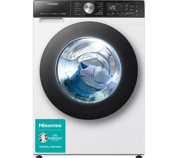 Hisense 5S Series WD5S1045BW Wifi Connected 10Kg / 6Kg Washer Dryer with 1400 rpm - White (EX-DISPLAY/A)