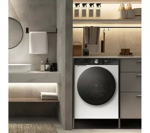 Hisense 5S Series WD5S1045BW Wifi Connected 10Kg / 6Kg Washer Dryer with 1400 rpm - White (EX-DISPLAY/A)