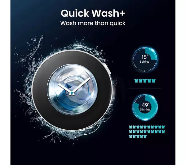 Hisense 5S Series WD5S1045BW Wifi Connected 10Kg / 6Kg Washer Dryer with 1400 rpm - White (EX-DISPLAY/A)