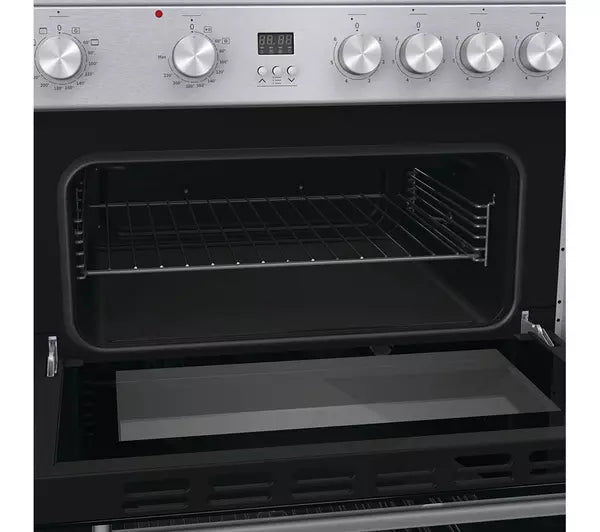 HISENSE HDE3211BXUK 60 cm Electric Ceramic Cooker - Black & Stainless Steel (EX-DISPLAY/B)