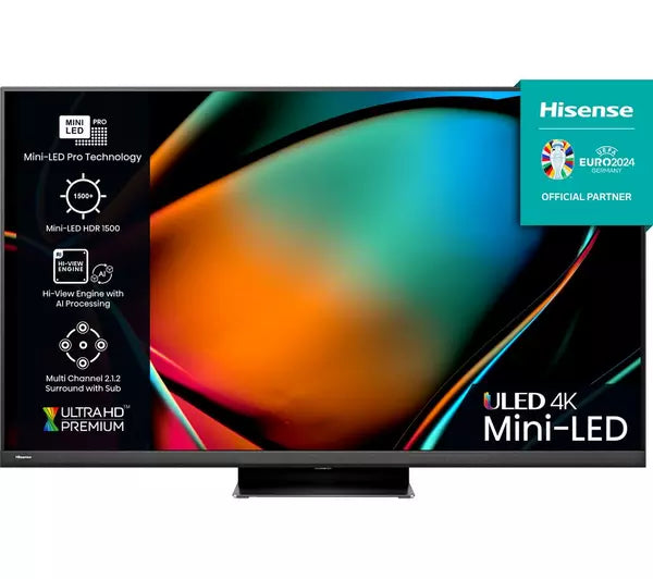 Hisense U8K 55" 4K Ultra HD MiniLED Smart TV - 55U8KQTUK