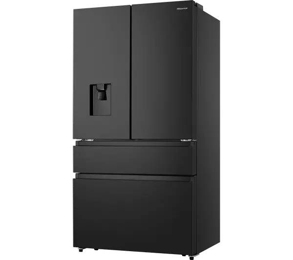 Hisense PureFlat RF749N4SWFE Non-Plumbed Frost Free American Fridge Freezer - Black / Stainless Steel (EX-DISPLAY/B)