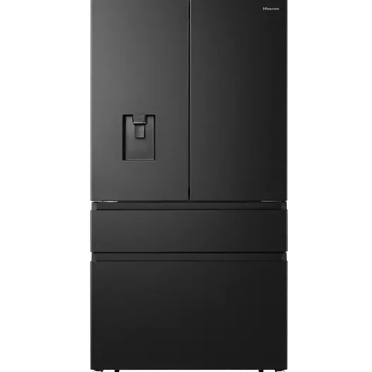 Hisense PureFlat RF749N4SWFE Non-Plumbed Frost Free American Fridge Freezer - Black / Stainless Steel (EX-DISPLAY/B)