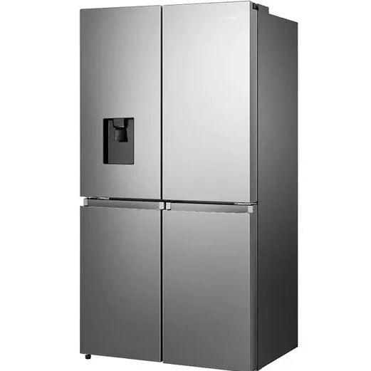 Hisense RQ758N4SWSE Wifi Connected Non-Plumbed Total No Frost American Fridge Freezer - Stainless Steel (EX-DISPLAY/A)