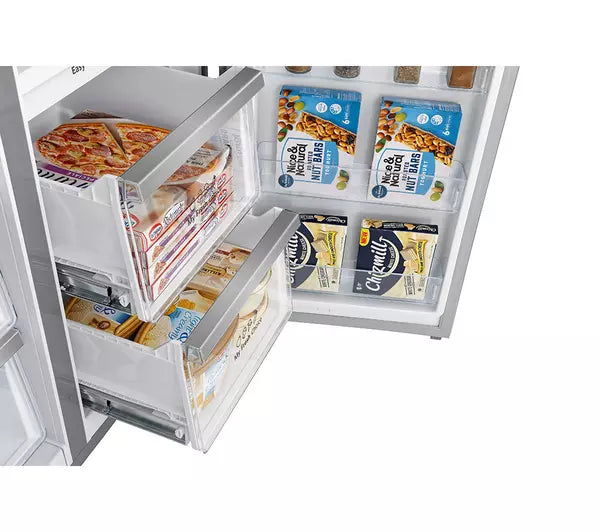 Hisense RQ758N4SWSE Wifi Connected Non-Plumbed Total No Frost American Fridge Freezer - Stainless Steel (EX-DISPLAY/C)