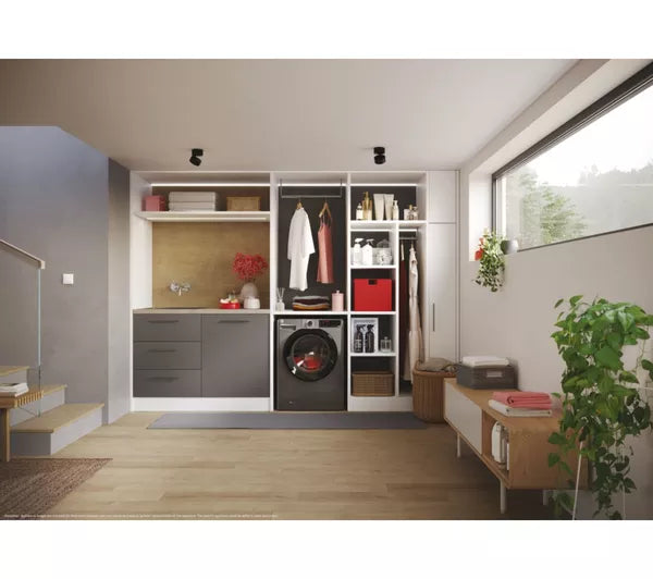 HOOVER H-Wash 350 H3WPS686TAMBR-80 WiFi-enabled 8 kg 1600 spin Washing Machine - Graphite (EX-DISPLAY/B)