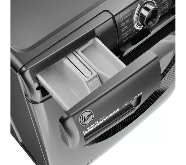 HOOVER H-Wash 350 H3WPS6106TAMBR-80 WiFi-enabled 10kg 1600rpm Washing Machine - Graphite (EX-DISPLAY/B)