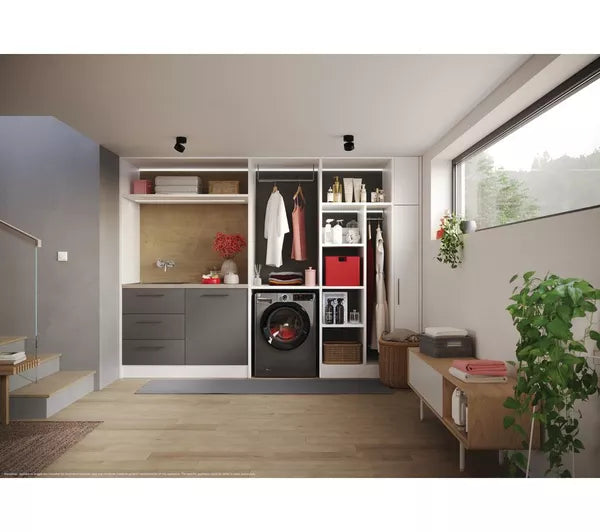 HOOVER H-Wash 350 H3WPS6106TAMBR-80 WiFi-enabled 10kg 1600rpm Washing Machine - Graphite (EX-DISPLAY/B)