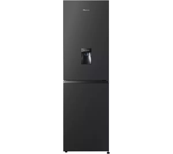 Hisense RB327N4WBE 50/50 No Frost Fridge Freezer - Black (EX-DISPLAY/C)