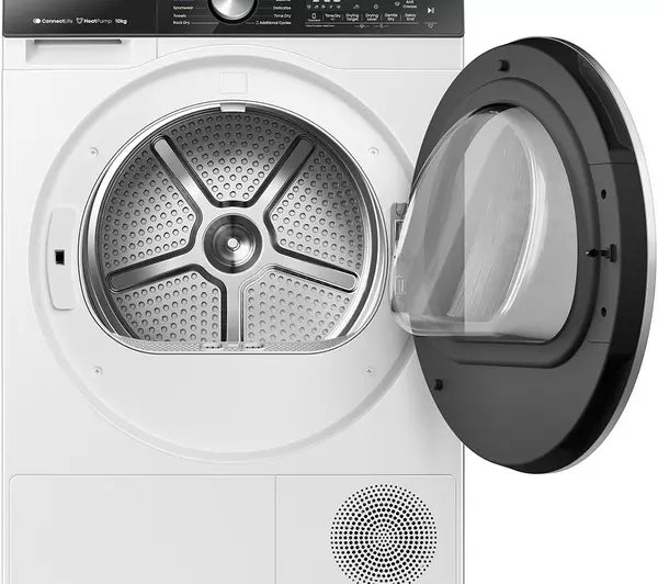 Hisense 5S Series DH5S102BW 10Kg Heat Pump Tumble Dryer - White - A+++ Rated (EX-DISPLAY/B)