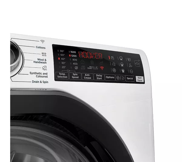 HOOVER H-Wash 350 H3WPS6106TAMB6-80 WiFi-enabled 10kg 1600rpm Washing Machine - White (EX-DISPLAY/C)