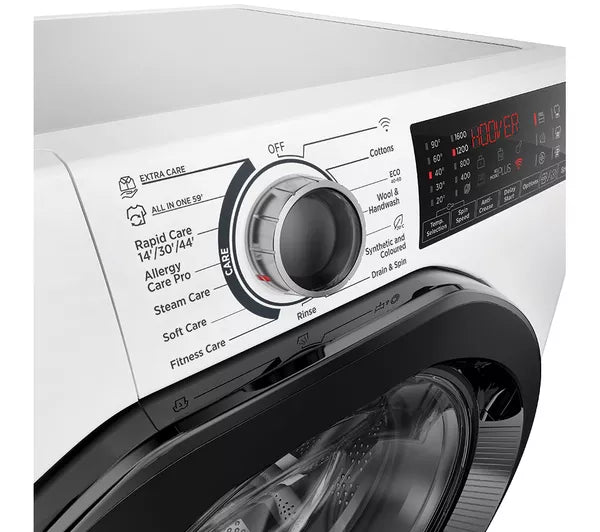 HOOVER H-Wash 350 H3WPS6106TAMB6-80 WiFi-enabled 10kg 1600rpm Washing Machine - White (EX-DISPLAY/C)