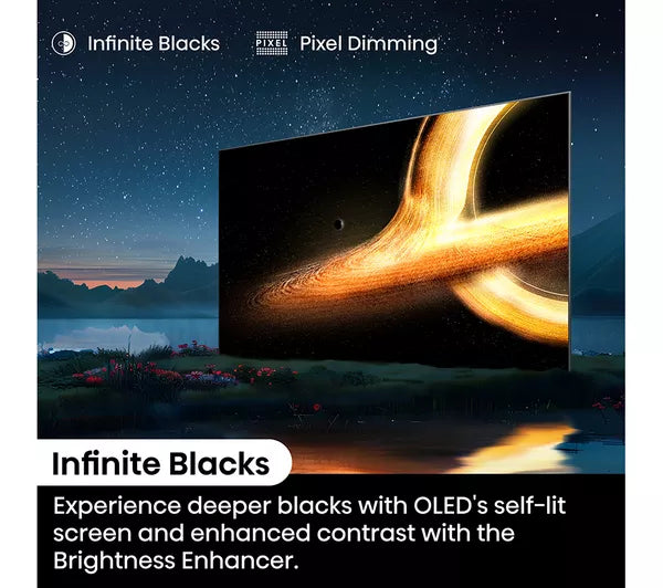 HISENSE 65A85KTUK 65" Smart 4K Ultra HD HDR OLED TV