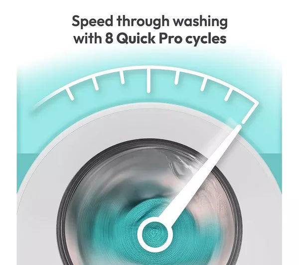 CANDY Quick Pro GD 410B8G-80 10 kg 1400 Spin Washing Machine - Graphite (EX-DISPLAY/B)