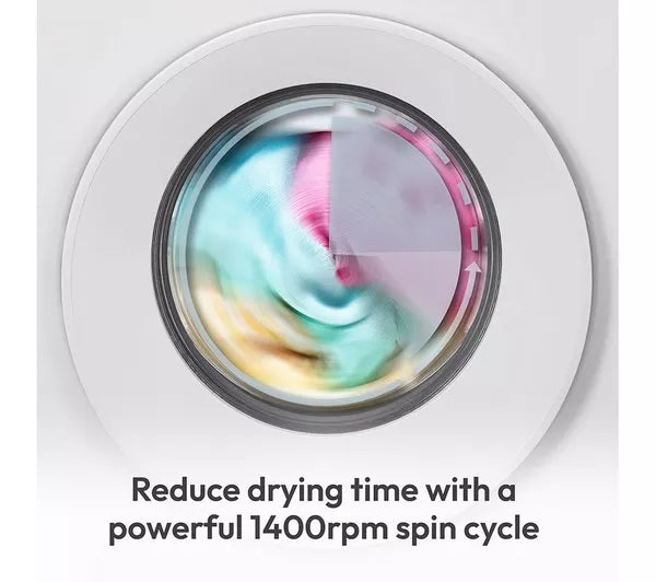 CANDY Quick Pro GD 410B8G-80 10 kg 1400 Spin Washing Machine - Graphite (EX-DISPLAY/B)