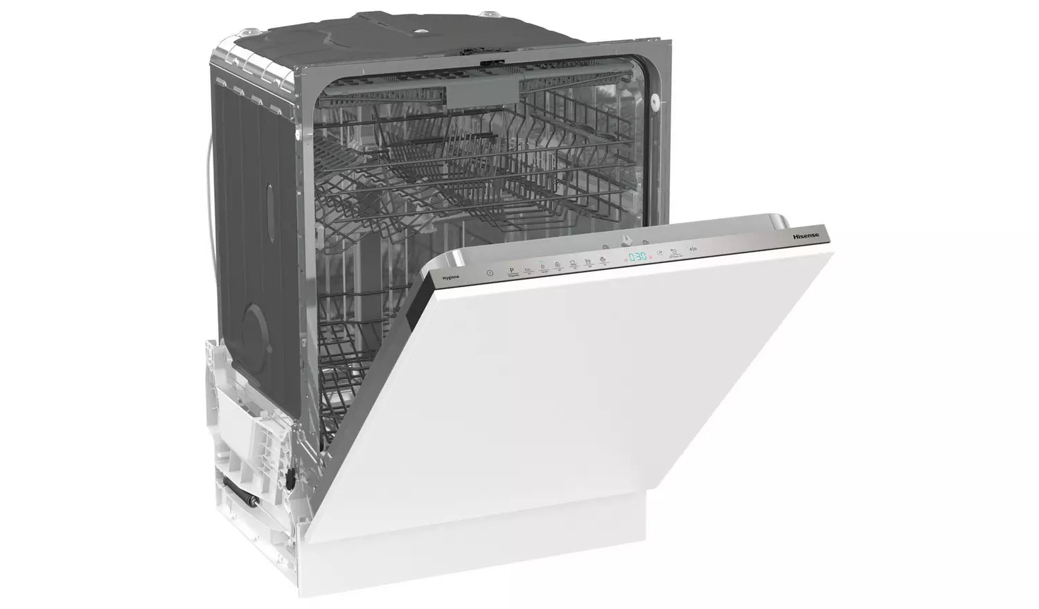 Hisense HV643D60UK Fully Integrated Standard Dishwasher - Stainless Steel Control Panel (EX-DISPLAY/B)