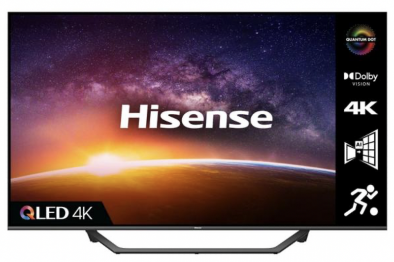 HISENSE 55A7HQTUK 55" Smart 4K Ultra HD HDR QLED TV with Alexa & Google Assistant