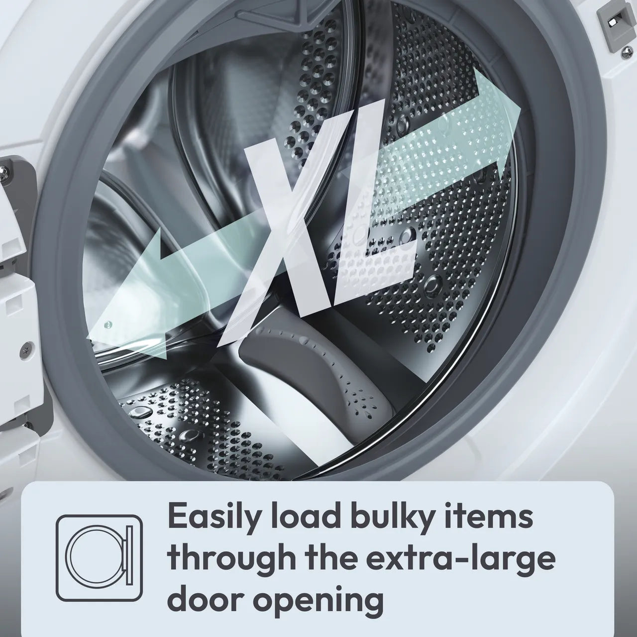 Candy Quick Pro GD 48S6-80 8kg Washing Machine with 1400 rpm - White - A Rated (EX-DISPLAY/A)