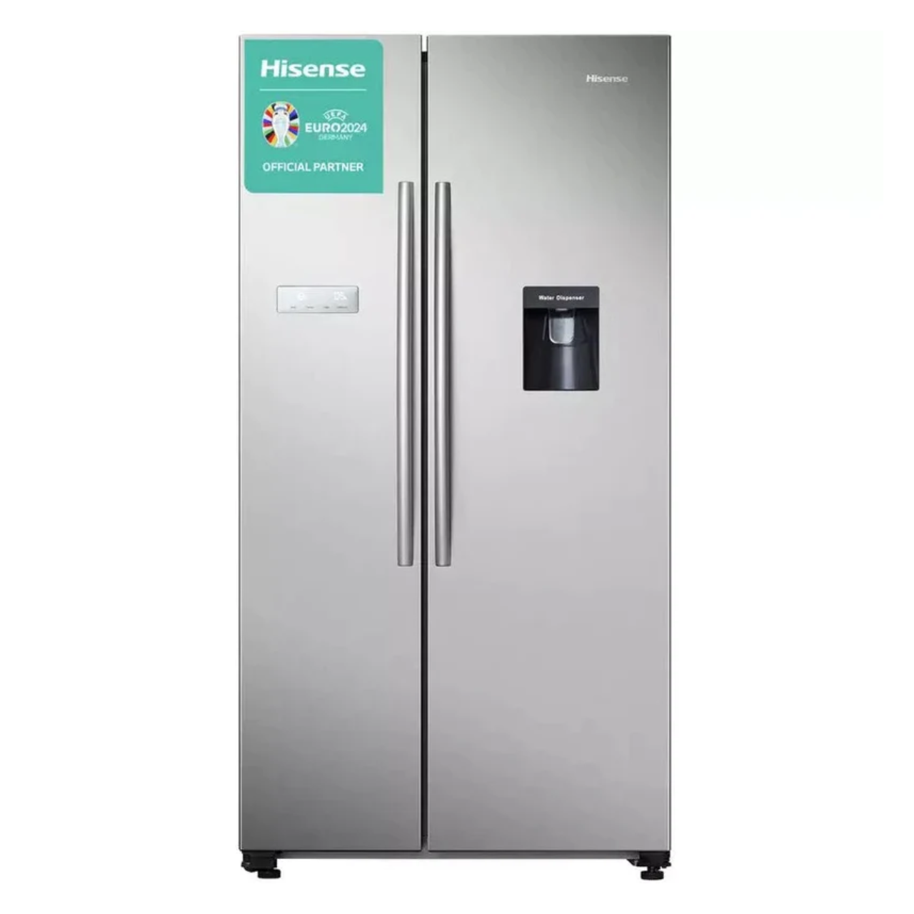 Hisense RS741N4WCE Non-Plumbed Total No Frost American Fridge Freezer - Stainless Steel (EX-DISPLAY/B)