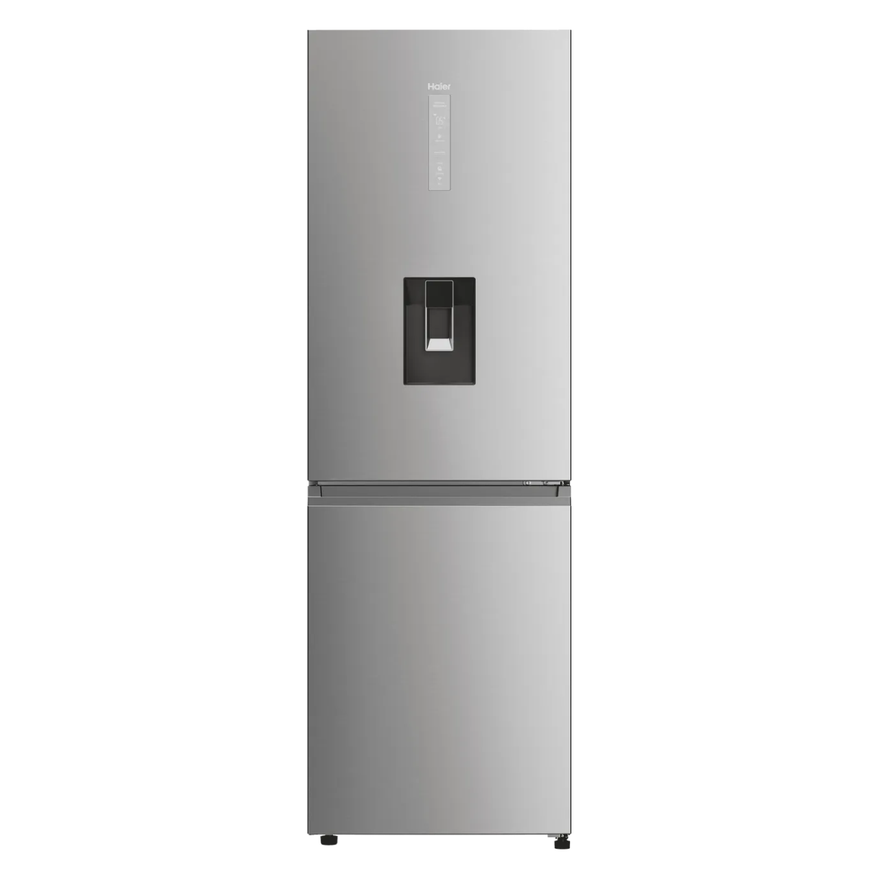 Haier HDPW5618DWPK 185cm 60/40 Total No Frost Fridge Freezer - Platinum Inox - D Rated (EX-DISPLAY/B)
