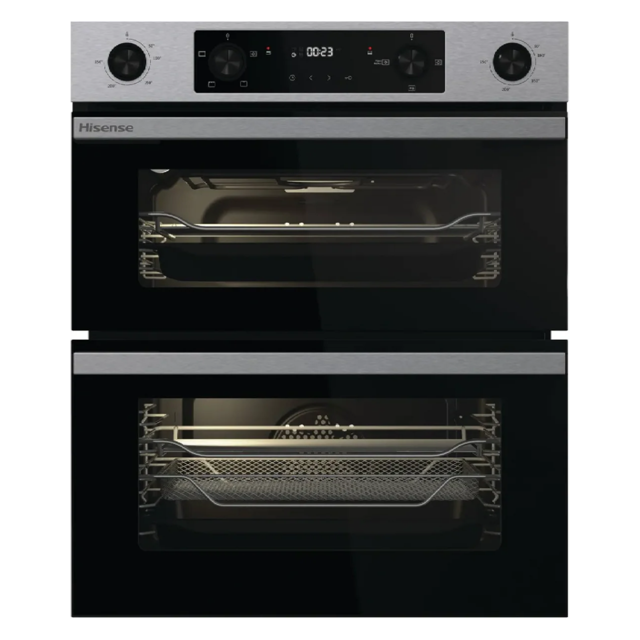 Hisense Hi6 BUD714221AX Built Under Electric Double Oven - Stainless Steel - A/A Rated (EX-DISPLAY/B)