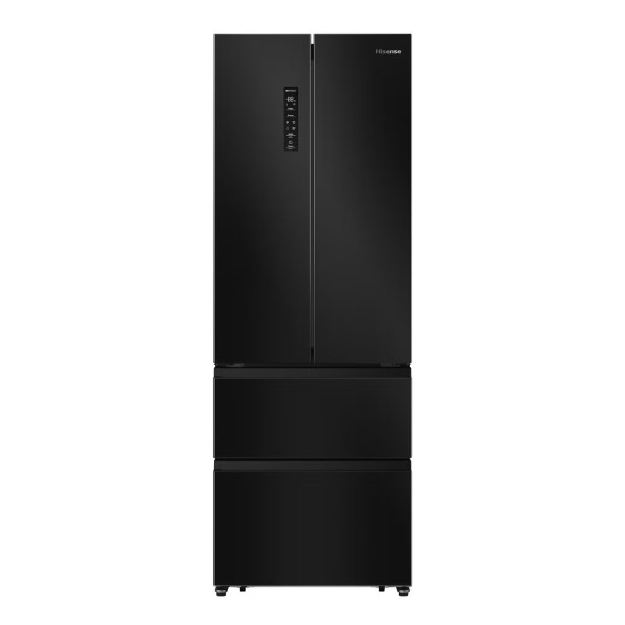 Hisense PureFlat RF632N4AFC1 Non-Plumbed Total No Frost American Fridge Freezer - Black (EX-DISPLAY/B)