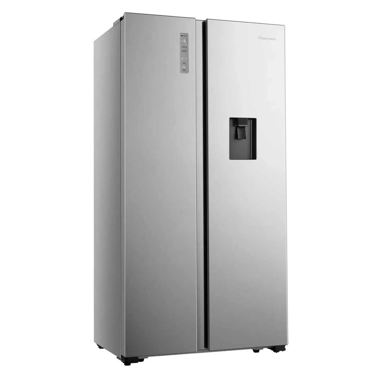 Fridgemaster MS91520DES Non-Plumbed Total No Frost American Fridge Freezer - Silver (EX-DISPLAY/C)