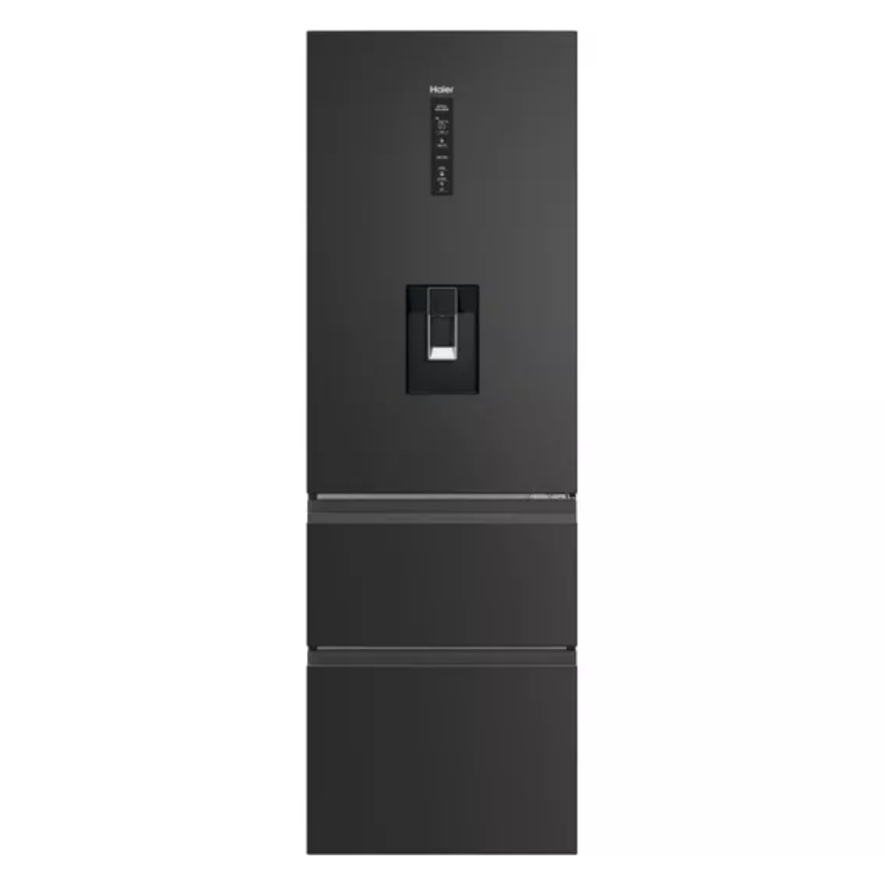 Haier 3D 60 Series 3 HTW3618EWPB Wifi Connected 185cm 60/40 Total No Frost Fridge Freezer - Slate Black - E Rated (EX-DISPLAY/B)
