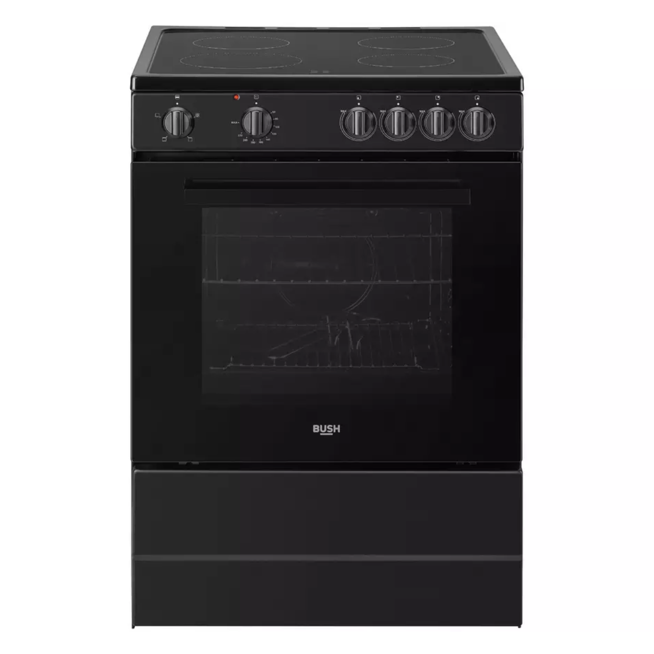 Bush B60SCBX 60cm Single Cavity Electric Cooker - Black - A Rated (EX-DISPLAY/B)