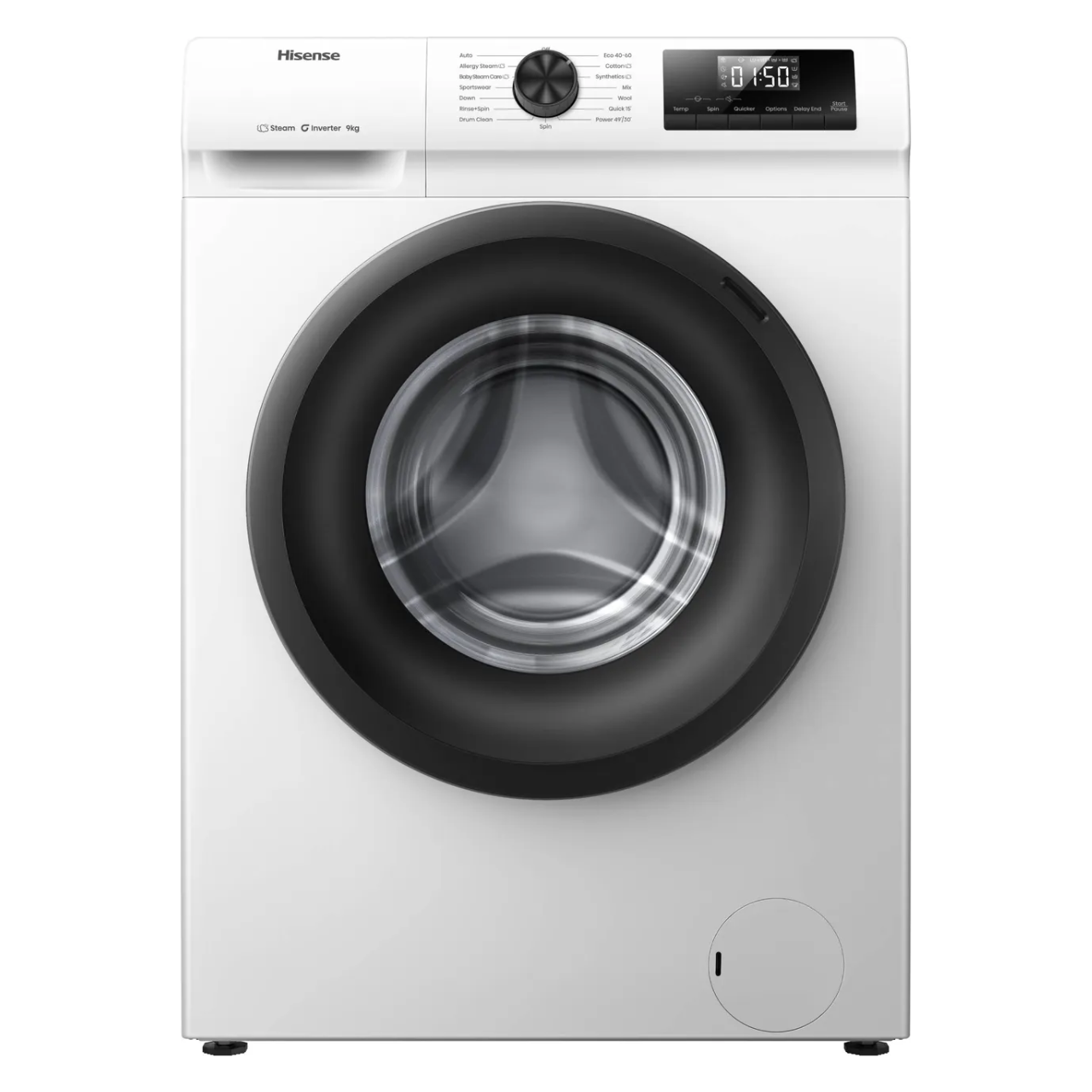 Hisense 1Q Series WF1Q9041BW 9kg Washing Machine with 1400 rpm - White - A Rated (EX-DISPLAY/B)