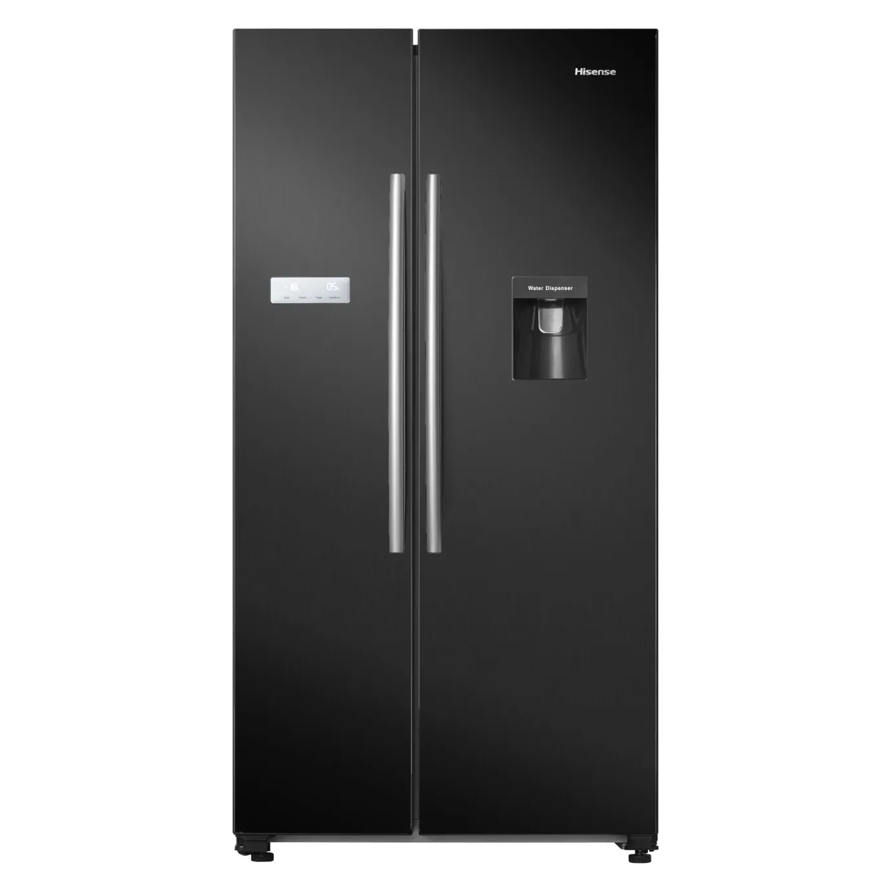 Hisense RS741N4WBE Non-Plumbed Total No Frost American Fridge Freezer - Black (EX-DISPLAY/B)