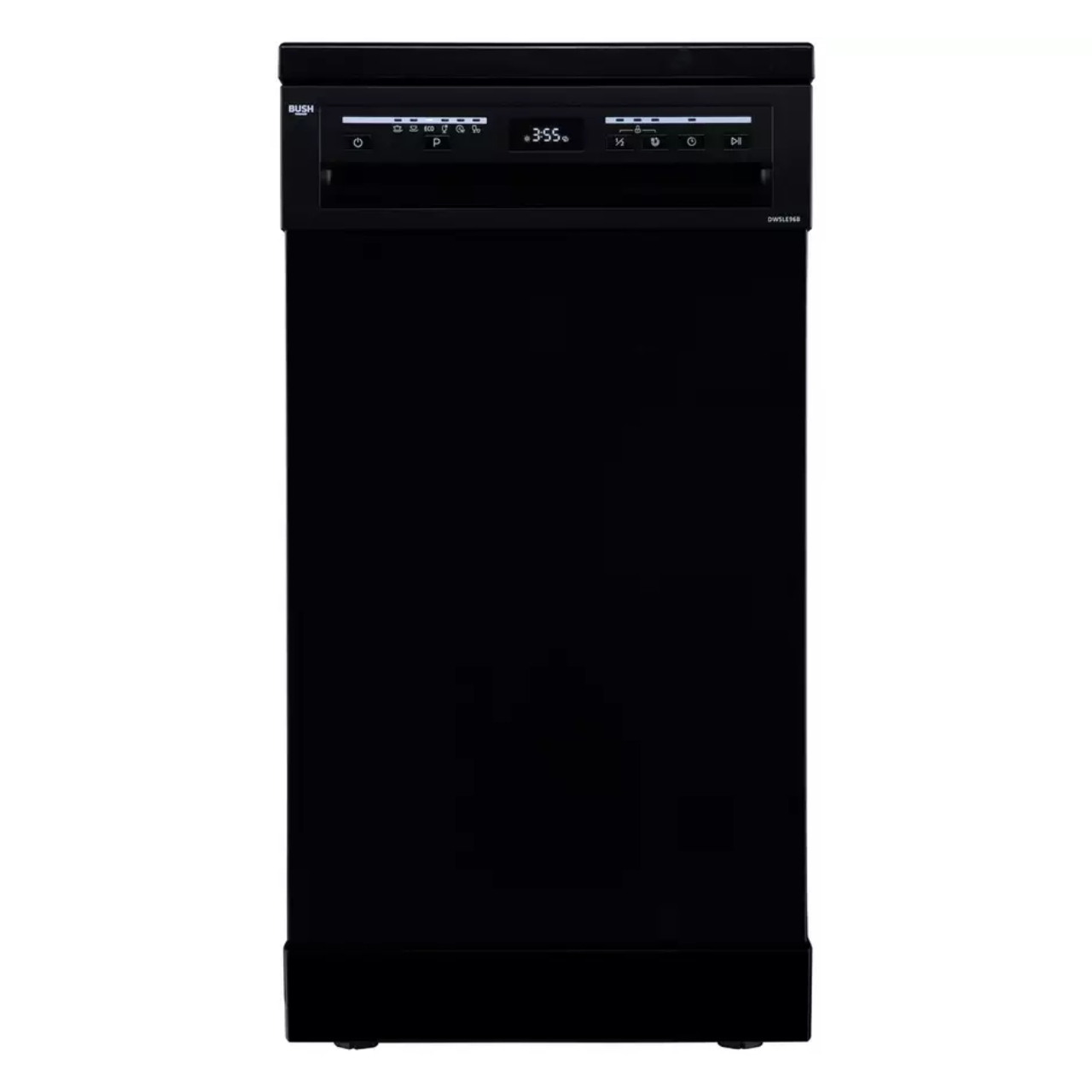 Bush DWSLE96B Slimline Dishwasher - Black - E Rated  (EX-DISPLAY/B)