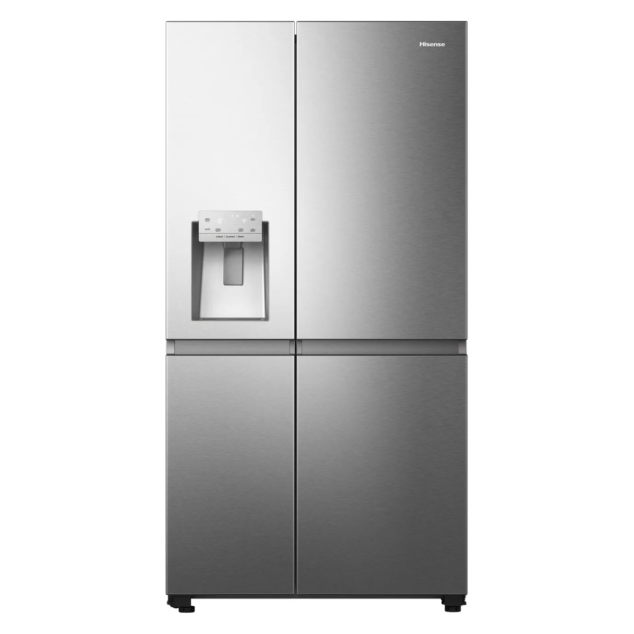 Hisense PureFlat Infinite RS818N4IIE Wifi Connected Plumbed Total No Frost American Fridge Freezer - Stainless Steel - E Rated (EX-DISPLAY/B)