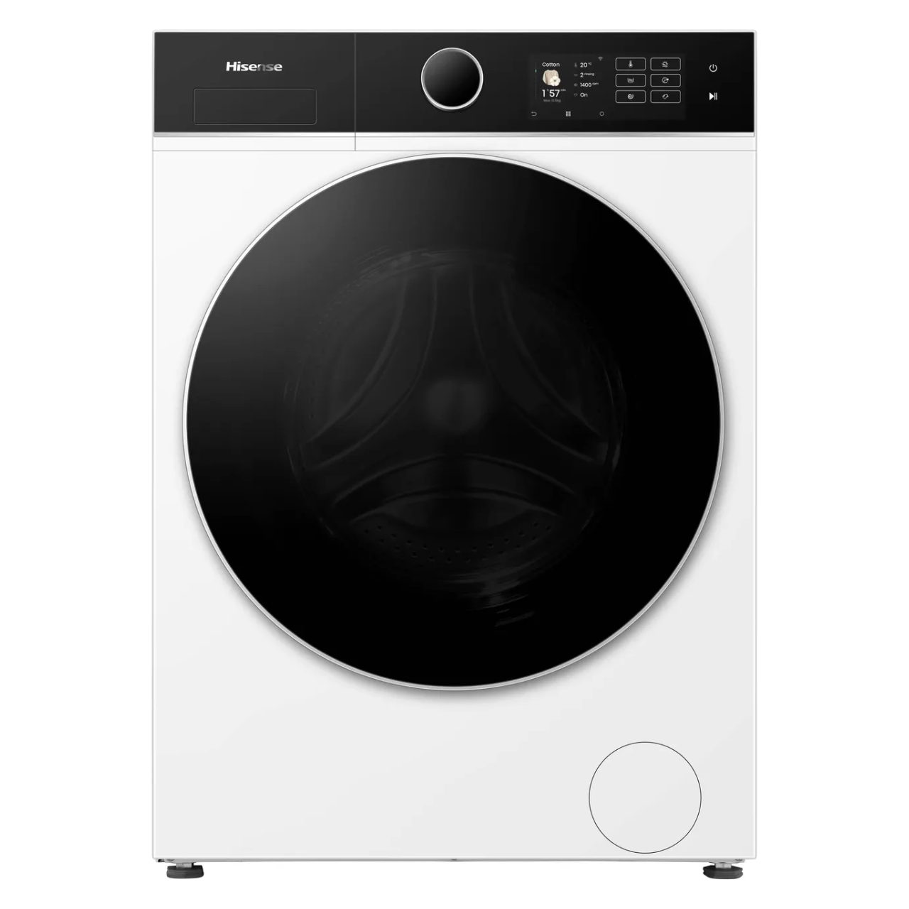 Hisense 5i KitchenFit Series WD5I1045BWQ Wifi Connected 10.5Kg / 6Kg Washer Dryer with 1400 rpm - White - D Rated [Wash&Dry], A Rated [Wash Only] (EX-DISPLAY/B)